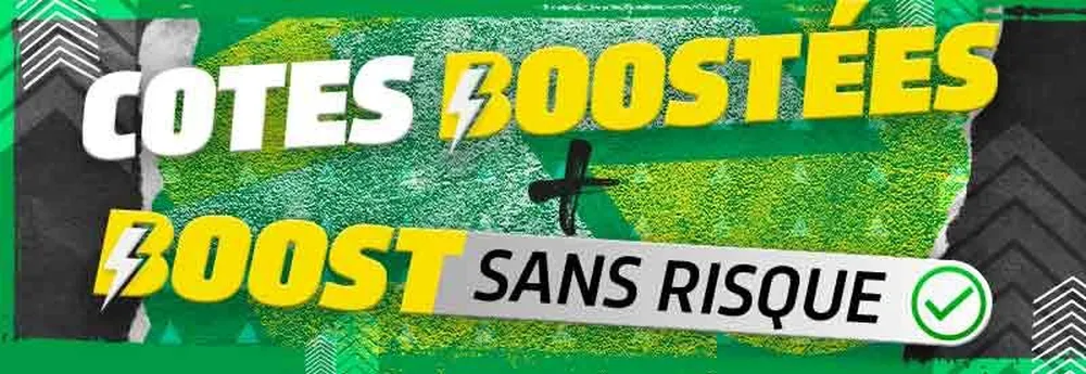 Bannière Premier Bet présentant les cotes rehaussées