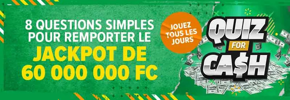 Bannière Premier Bet du jeu de questions Quiz for Cash
