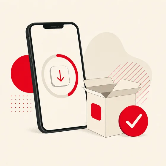 Illustration : installation du fichier APK depuis le gestionnaire de fichiers